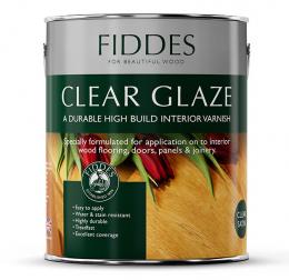 FIDDES CLEAR GLAZE Tvirta Aukštos Kokybės Glazūra (Lakas) Vidaus Darbams