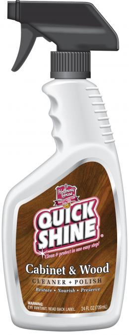 Quick Shine® Baldų ir Medinių Paviršių Valiklis + Polirolis
